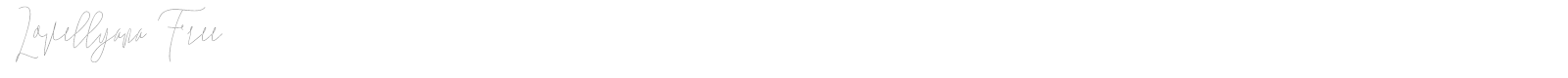 Lovellyana font preview